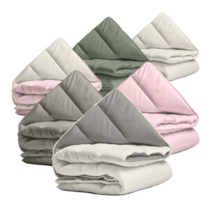 Sleeptime Lazy 2-in-1 Dekbed - Pastel & Groen | OP=OP! - Afbeelding 1
